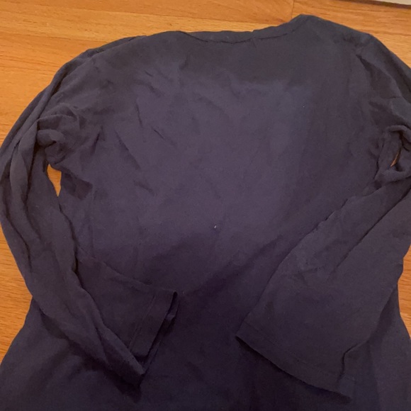 Velvet navy cotton long sleeve - Picture 6 of 6